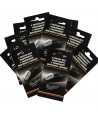 Lot de 10 sachets de 6 pastilles protège-becs transparentes Vandoren - ép. 0,35 mm